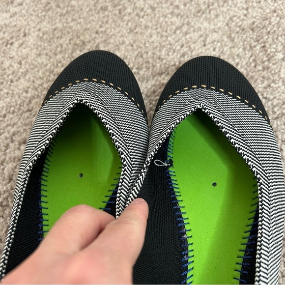 Rothy’s The Flat in Grey Mist Captoe 10.5 - Picture 5 of 16